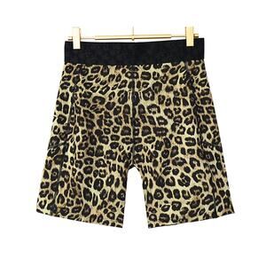 Cycling Shorts - Leopard Print - 2